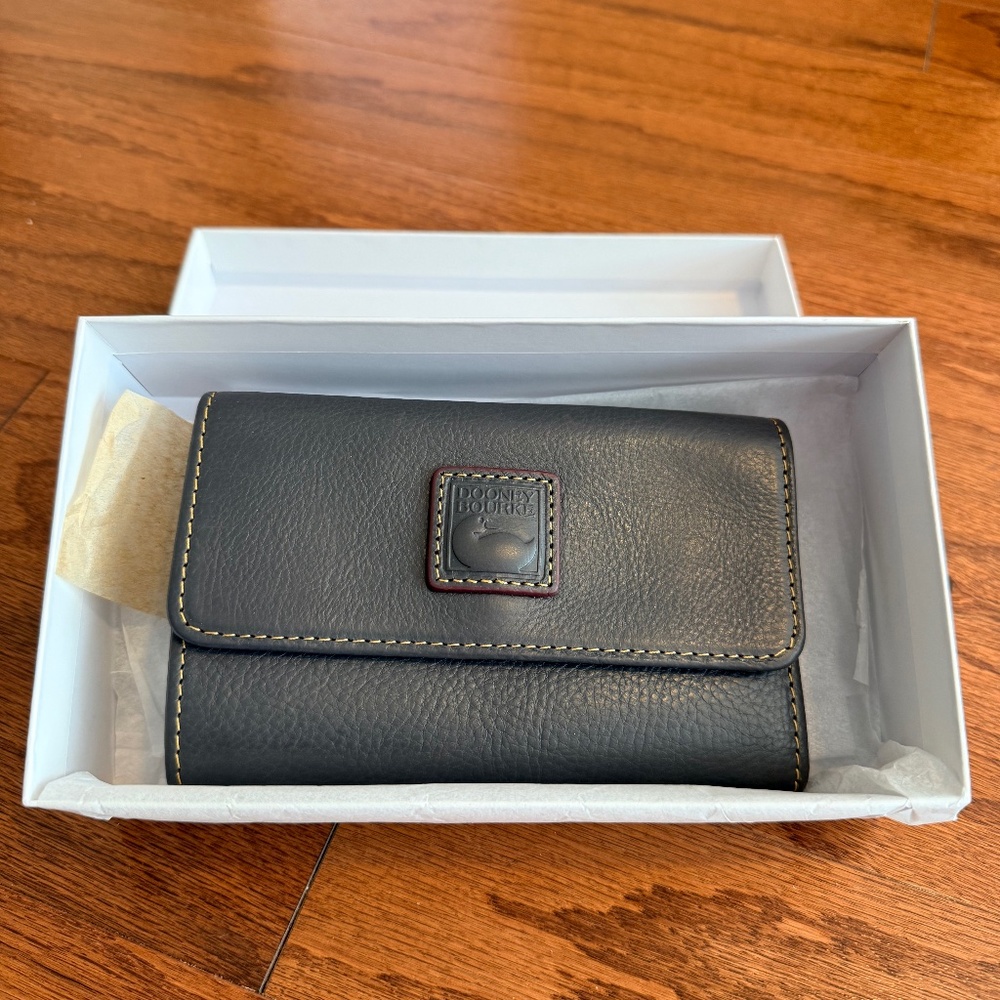 Dooney and Bourke Florentine flap wallet